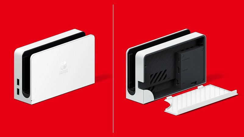 Nintendo'nun yeni dock modeli OLED sürümünden ayrı alınabilecek