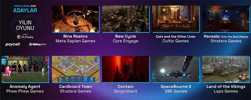 Kristal Piksel 2024 Video Oyun Ödülleri Adayları