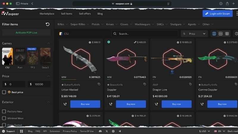 2025’in En İyi CS2 Skin Marketleri - 1