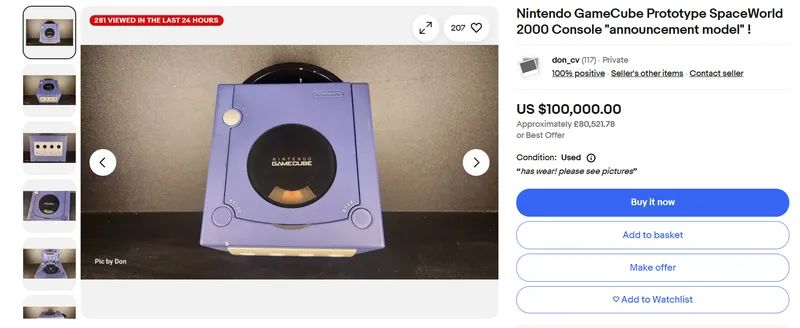 GameCube Prototipi eBay’de Rekor Fiyata Satışta