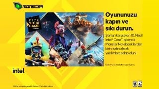 Monster Notebook Ubisoft oyunlarını hediye edecek