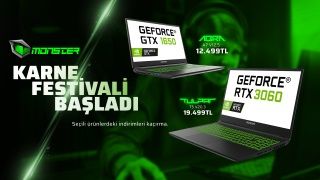 Monster Notebook Karne Festivali indirimleri başladı