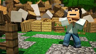 Minecraft eğer gerçekçi fiziklere sahip olsaydı, ne olurdu?