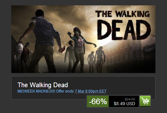 The Walking Dead oyunlarında Steam indirimi!