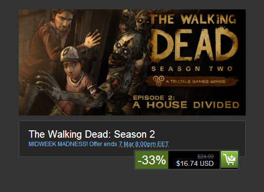 The Walking Dead oyunlarında Steam indirimi!