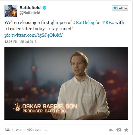 Battlefield 4'le gelen yeni Battlelog gösterildi mı?