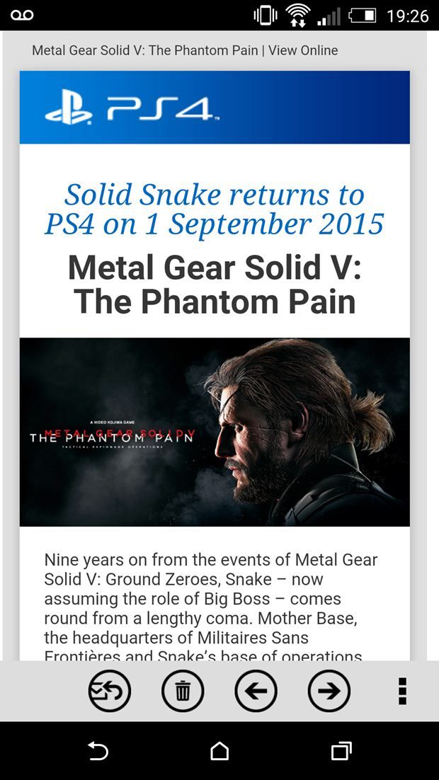 Söylenti: MGS 5: Phantom Pain'de Solid Snake de yer alacak!