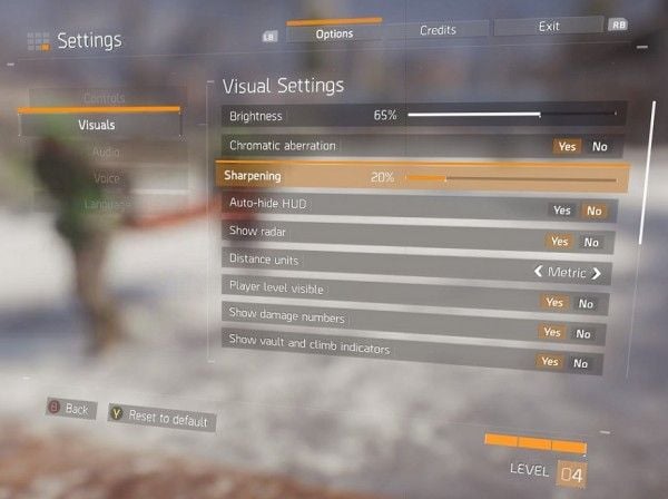 The Division'ın konsol ayarları ortaya çıktı